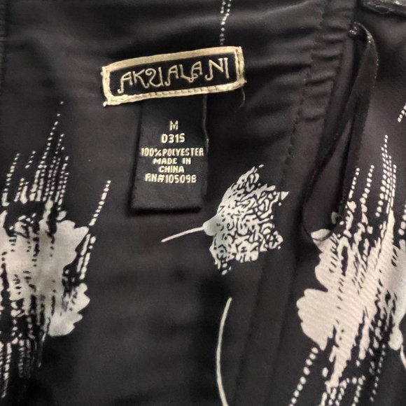 Akualani Strapless Black/Gray ‘Party’ Dress Size M* - Picture 7 of 8